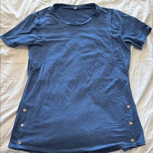 Women’s blue nursing top XXL